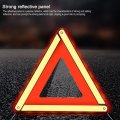 Zcargel Car Warning Triangle 3 Pieces Foldable Reflective Triangles Triangular Folding Highlight Sign For Stability Stent