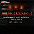 5 Pack 3 4 In Round Mini Led Clearance Lights Waterproof Red Side Marker Indicator Lamps For Trailer Truck Rv Atv And Boat 12v