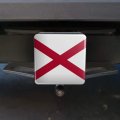 Alabama State Flag Tow Trailer Hitch Cover Plug Insert