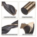 Uxcell 2pcs Jobber Drill Bits 7 5mm 0 295 Black Nitride Gold Titanium Coated M2 High Speed Steel Hss Twist For Stainless