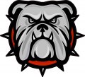 Stickertalk Front Facing Red Bulldog Sticker 5 Inches By 4 