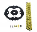 Fits Honda Trx250r 250r 520-92 Yellow O Ring Chain Sprocket Black 14 39