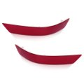 Rear Bumper Reflector Light Pair For Benz Ml Class Ml320 Ml350 Ml550 Ml63 2008 2011 Red Lens Led Left And Right Side 1648200374 