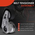 A-premium Secondary Belt Tensioner Assembly With Pulley Compatible Land Rover Lr3 2005-2009 4 0l 2l 4l Replace V480167