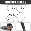 4 Pcs Abs Wheel Speed Sensor Replacement For Dodge Challenger 2008-2010 Magnum 2005-2008 Charger 2006-2010 Chrysler 300