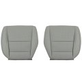 Driver Passenger Side Bottom Replacement Leather Perforated Seat Covers Gray For Acura Tsx 2009 2010 2011 2012 2013 2014 