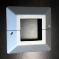 Lot Of 6 Two Piece Aluminum Post Base Cover- Low Profile For 2 Mill Unpainted 