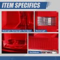Auto Dynasty Gm2801270 Factory Style Rear Tail Lights Brake Lamps Assembly With Running Light Compatible Chevy Colorado