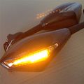 Turn Signal Mirrors For Suzuki Gsxr Hayabusa Sv650s Katana Rf600r Carbon Clear B00ywcf14c