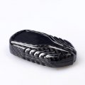 For 2013 Maserati Msa Remote Start Key Cover Trim W Keychain Carbon Fiber Red Black