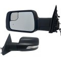 Spieg Driver Side Mirror For 2019-2024 Ram 1500 Power Adjustment Heated Glass Bsm Puddle Lamp Manual Folding Turn Signal 