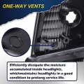 G-plus Headlights Compatible With 92-96 Bronco Ford F150 F250 F350 Super Duty Incl 97 9th Old Body Style Headlamps Replacement