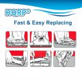 Hqrp 2-pack Vacuum Belt Compatible With Kirby 301291 Classic Tradition Generation Series G3 G4 G5 G6 G7 G10 Ultimate G Diamond