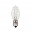Creative Hobbies 3228x25 Pack 7c7 Cl 7 Watt C7 Night Light Longer Life 130 Volt Clear E12 Candelabra Base Replacement Bulbs