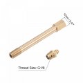 Uxcell Brass Straight Grease Fitting G1 8 Thread 110mm Length Hydraulic Accessories 2pcs