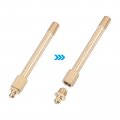 Uxcell Brass Straight Grease Fitting G1 8 Thread 110mm Length Hydraulic Accessories 2pcs