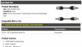 Front Cv Axle Set Of 2 Compatible With 2010-2012 Hyundai Santa Fe Automatic Transmission