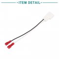 Acropix Car Wiring Harness Speaker Wire Adapter Fit For Toyota Highlander Pack Of 4 White