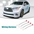 Acropix Car Wiring Harness Speaker Wire Adapter Fit For Toyota Highlander Pack Of 4 White