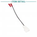 Acropix Car Wiring Harness Speaker Wire Adapter Fit For Toyota Highlander Pack Of 4 White