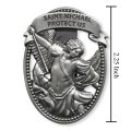 Sacred Traditions Silver Tone Zinc Alloy Archangel St Michael Protect Us Visor Clip 2 1 4 Inch