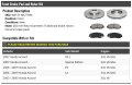 Front Ceramic Brake Pad And Rotor Kit Compatible With 2003-2007 Honda Accord