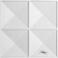 Ekena Millwork Wp20x20riwh 19 5 8 W X H Richmond Endurawall Decorative 3d Wall Panel White 