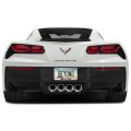 Ipick Image Made For Chevrolet Corvette C7 Z06 3d Embossed Letters On Mirror Chrome Metal License Plate Frame