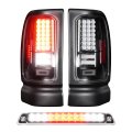 Tresound Tail Light 3rd Brake Cargo Lamp For Dodge Ram 1500 1994-2001 2500 3500 1994-2002 55055264ac 55055265ac Rear Taillight 