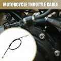 Uxcell 89cm 35 Length Black Rubber Coated Motorcycle Motorbike Speedometer Cable Replacement For Suzuki Gn125