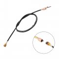 Uxcell 89cm 35 Length Black Rubber Coated Motorcycle Motorbike Speedometer Cable Replacement For Suzuki Gn125
