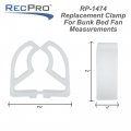 Recpro Rv Replacement Plastic Clamp For Bunk Bed Fan With Led Lamp 2 Pack