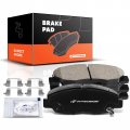 A-premium Front Ceramic Disc Brake Pads Set Compatible With Select Honda Models Civic 2012 2013 2014 2015 Hardware 4 Pcs