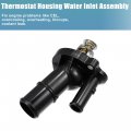 X Autohaux 910-180 Engine Coolant Thermostat Housing Assembly For Land Rover Discovery Sport 2015-2017 Lr2 2013-2015 Lr027158