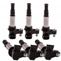 Set Of 6 Ignition Coils C1508 For Buick Lacrosse Rendezvous Allure Enclave Cadillac Cts Srx Sts Chevrolet Traverse Vectra Saab 
