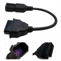 16 Pin Female To 8 Obd2 Obdii Diagnostic Connector Cable For Polaris Atv Motorcycle Slingshot Only