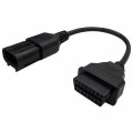 16 Pin Female To 8 Obd2 Obdii Diagnostic Connector Cable For Polaris Atv Motorcycle Slingshot Only