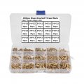 Balacoo 450pcs Medical Equipment Devices Compurter Brass Knurled Nut Round Threaded Inserts For Plastic Fastenerss Lumber T