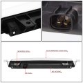Auto Dynasty Black Housing Led Third 3rd Tail Brake Light High Mount Stop Lamp Compatible With Chevy Traverse Gmc Acadia 09-17
