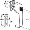 Prime-line Mp5116 Push Button Latch With Tie Down White 1 Set