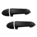 Exterior Door Handles For Mercury Mariner 2005 2011 Front Driver And Passenger Side Pair Smooth Black Without Key Hole 