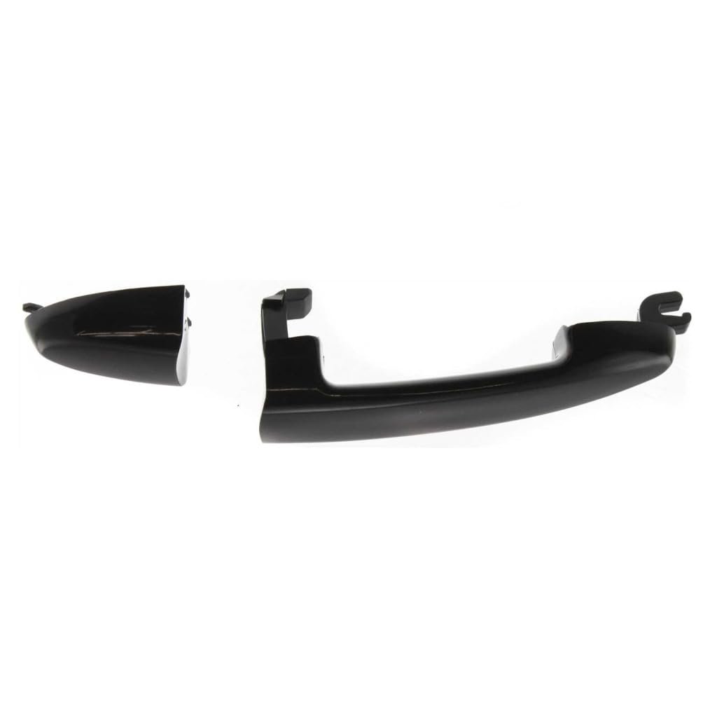 Exterior Door Handles For Mercury Mariner 2005 2011 Front Driver And Passenger Side Pair Smooth Black Without Key Hole
