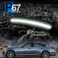 Nslumo Led Side Marker Lights Compatible W Cadillac Ct5 2020 2021 2022 2023 White Front Bumper Reflector Repeater Lamp Kit Lh