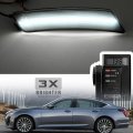 White Led Front Bumper Side Marker Lights For Cadillac Ct5 2020 2021 2022 2023 2024 Smoked Lens Reflector Repeater Lamp Kit Lh