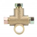 Car Brake Tee 3-way Female Line Way T Shape With Male Nuts Short Union M10 3 16in Pipe 10mm