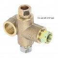 Car Brake Tee 3-way Female Line Way T Shape With Male Nuts Short Union M10 3 16in Pipe 10mm