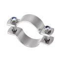 Wall Mount Ceiling Pipe Support 304 Stainless Steel Bracket Clamp For 55mm