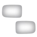 Mirror Glass For Chevy K2500 K3500 1990 To 2000 Driver And Passenger Side Pair 9 5 8 In Flat Swing Out Replacement Ch1323577 