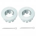 M Mati 2 Pcs Rear Axle Nuts With Pins For Honda Rancher 350 400 420 Foreman 450 500 520 Recon 250 Rubicon Rincon 650 680