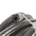 Wflnhb 10ft Stainless Steel Braided Fuel Hose Line With 6 Pieces 4an Swivel End Fitting Kit Blue And Red Silver Hosei